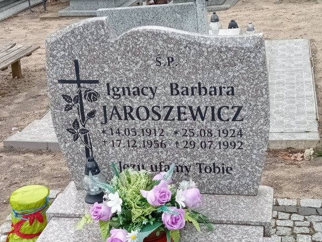 Ignacy Jaroszewicz 1912 Brzeźnica lubuskie - Grobonet - Wyszukiwarka osób pochowanych