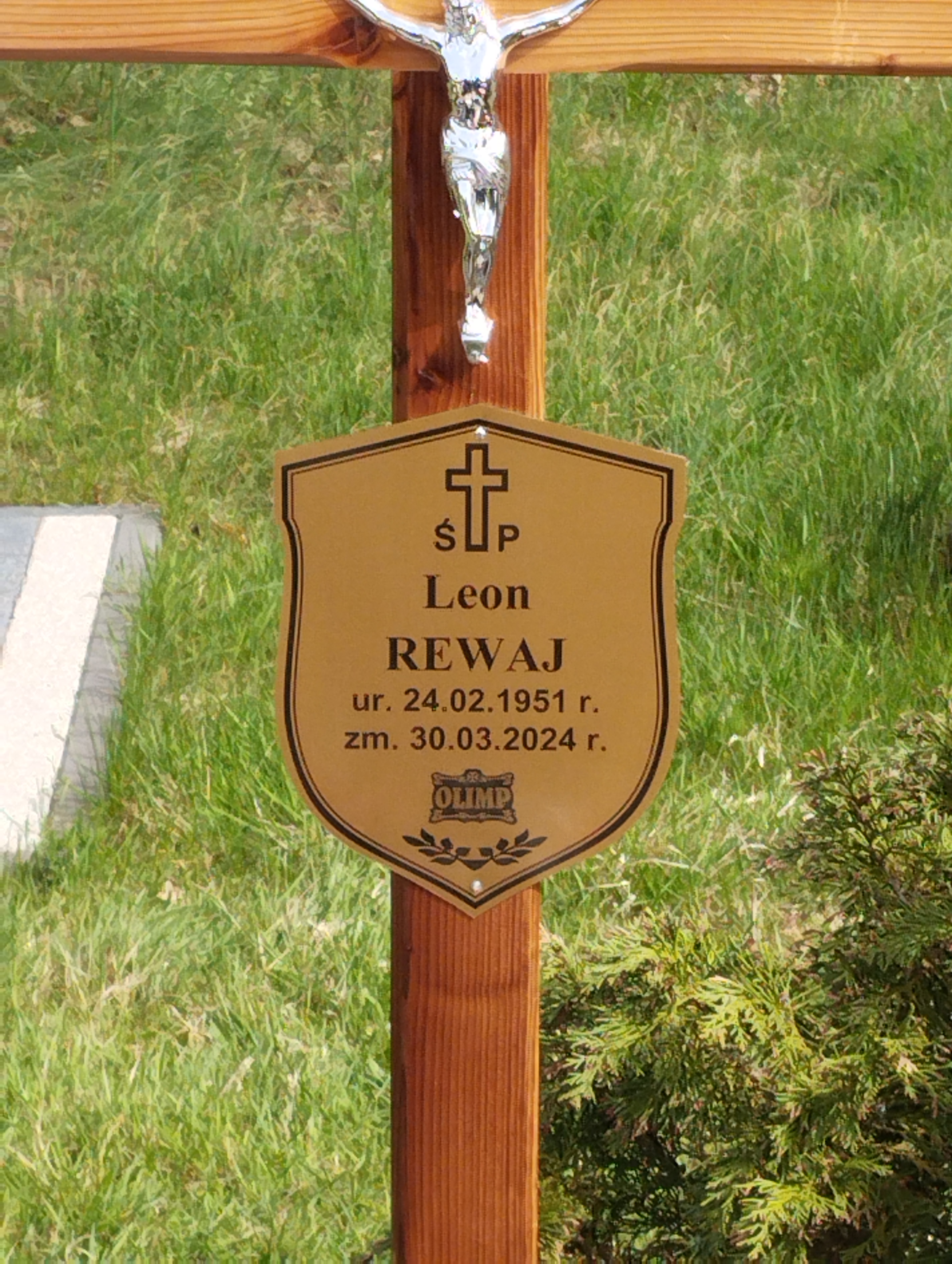 Grób Wojciech Rewaj