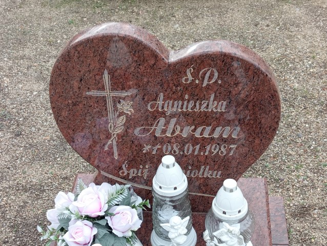 Agnieszka Abram 1987 Brzeźnica lubuskie - Grobonet - Wyszukiwarka osób pochowanych